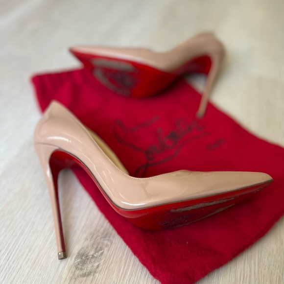 Christian Louboutin So Kate 120mm Pumps Patent Blush Leather - Picture 5 of 12